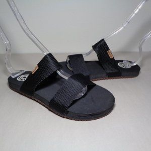 Freewaters Size 8 M SUPREEM LA JOLLA Black Slip On Sandals New Women's Shoes